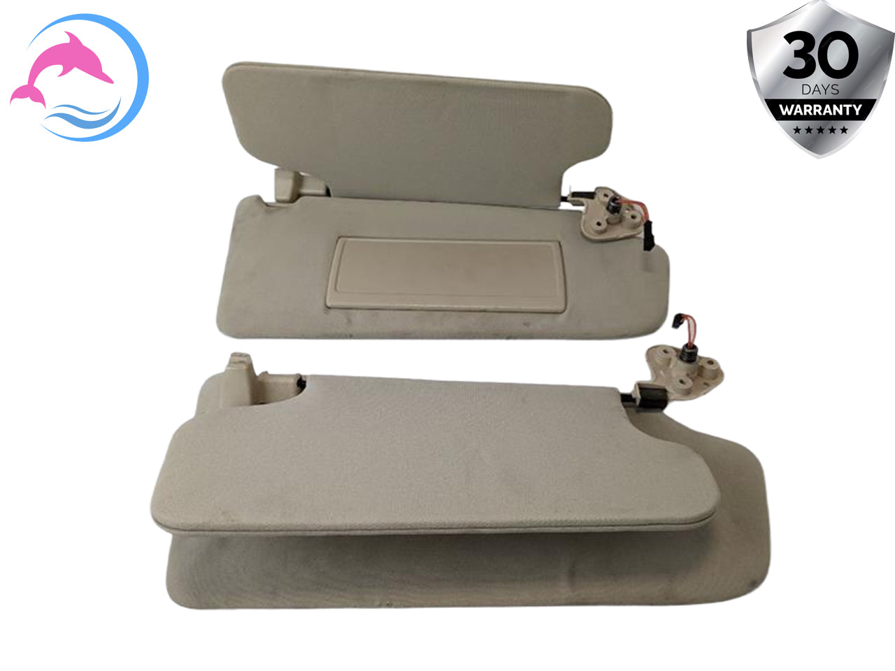 10 - 13 OEM LAND ROVER RANGE ROVER FRONT LEFT & RIGHT SIDE SUN VISOR ASSEMBLY