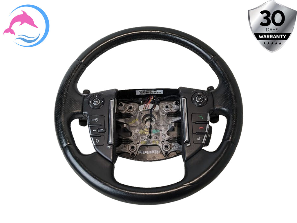 10 - 13 OEM LAND ROVER RANGE ROVER SPORT STEERING WHEEL W/ CONTROL SWITCHES BLAC