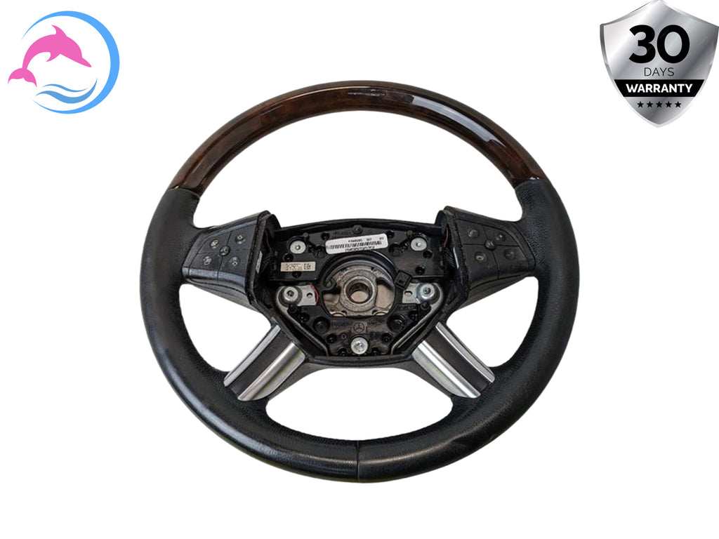 2008 - 2012 OEM MERCEDES-BENZ GL550 STEERING WHEEL W/ SWITCHES BLACK