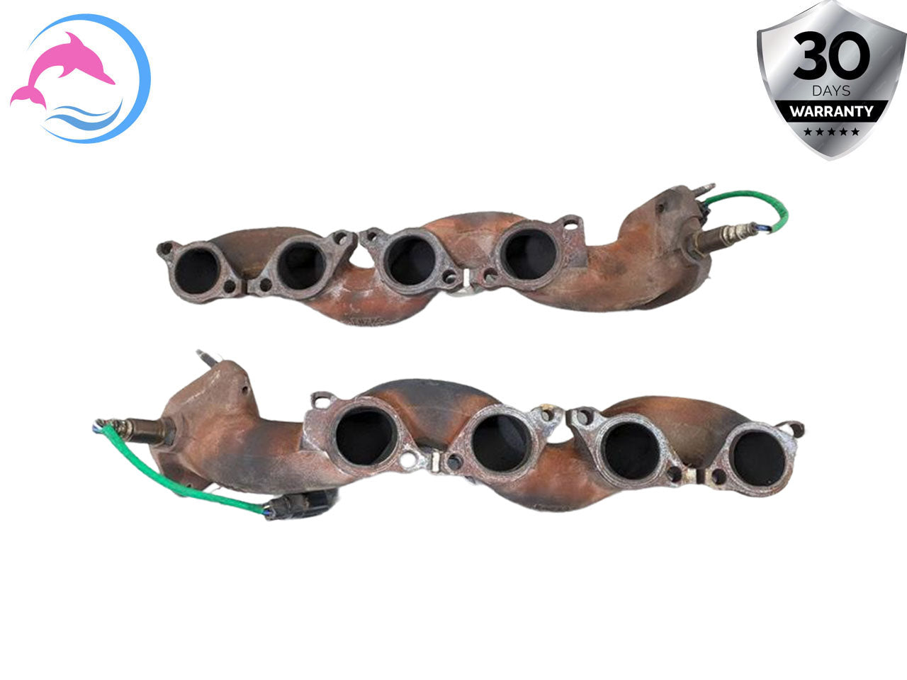 2014 - 2016 OEM LAND ROVER LR4 LEFT AND RIGHT SIDE EXHAUST MANIFOLD SET