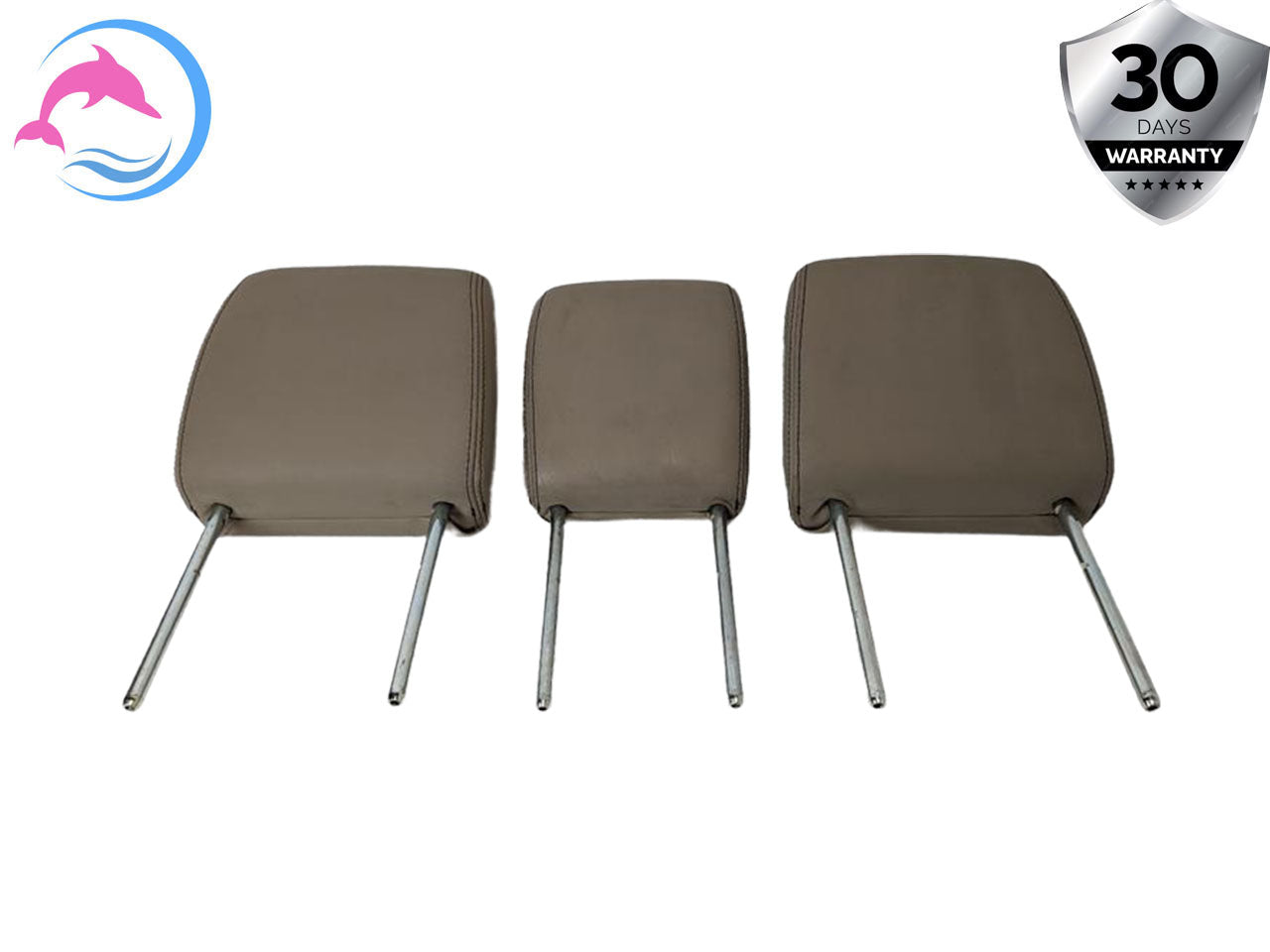 2014 - 2016 OEM LAND ROVER LR4 REAR LEFT RIGHT AND CENTER SEAT HEADREST SET