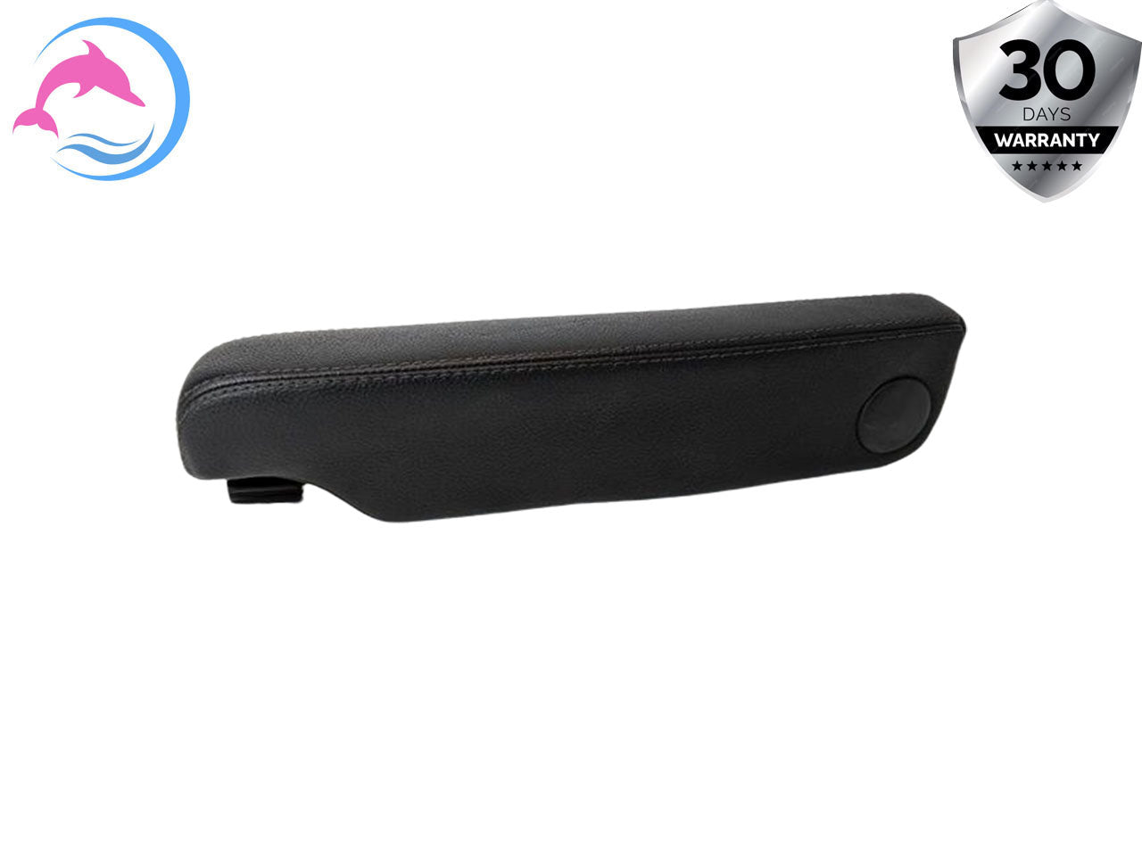 2014 - 2016 OEM LAND ROVER LR4 RIGHT PASSENGER SIDE ARMREST BLACK LEATHER