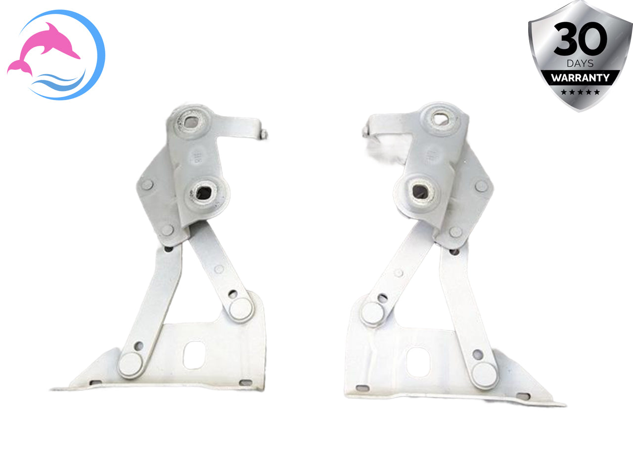 02 - 12 OEM LAND ROVER RANGE ROVER FRONT LEFT AND RIGHT SIDE HOOD HINGE BRACKET