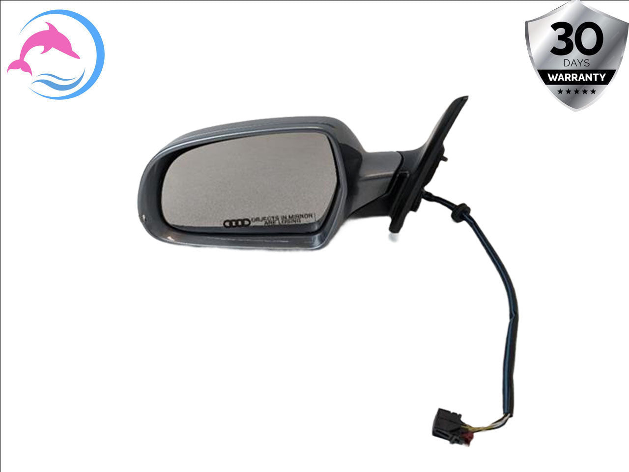 2008 - 2012 OEM AUDI A5 FRONT LEFT DRIVER SIDE DOOR VIEW MIRROR ASSEMBLY