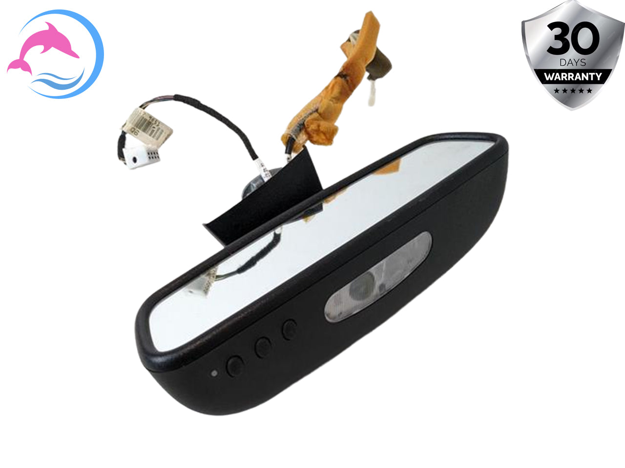 2008 - 2014 OEM MERCEDES BENZ C300 INTERIOR UPPER ROOF REAR VIEW MIRROR ASSEMBLY