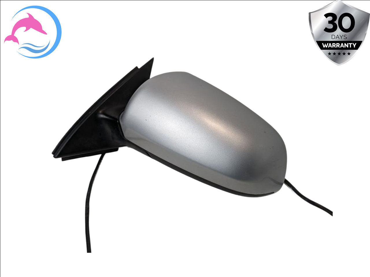 2001 - 2005 OEM AUDI A4 FRONT LEFT DRIVER SIDE VIEW DOOR MIRROR SILVER