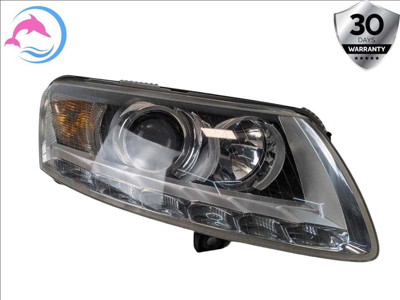 2004 - 2011 OEM AUDI A6 FRONT RIGHT PASSENGER SIDE HEAD LIGHT ASSEMBLY