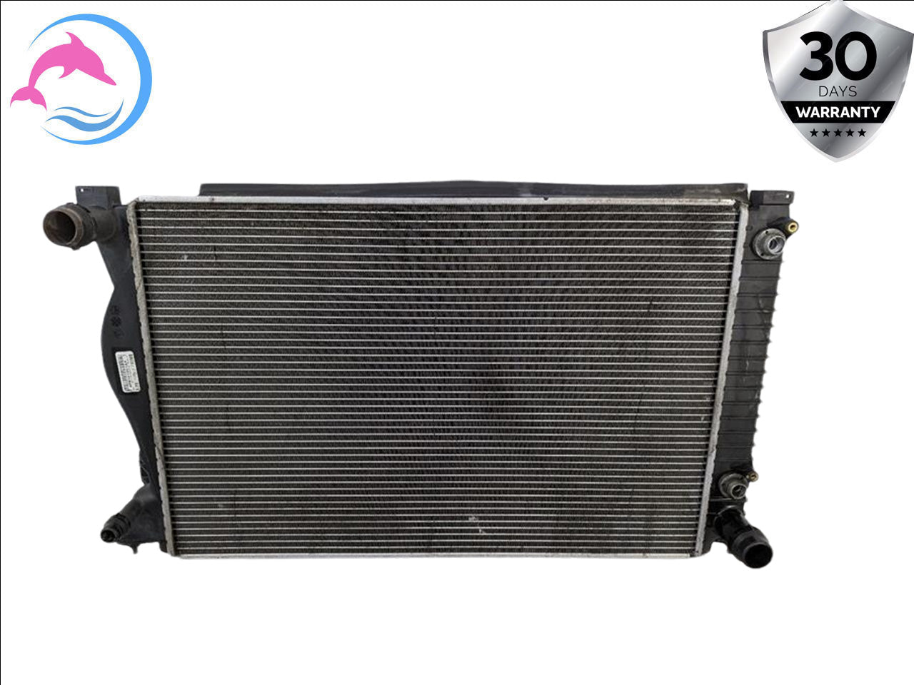 2004 - 2011 OEM AUDI A6 ENGINE COOLING RADIATOR CORE ASSEMBLY