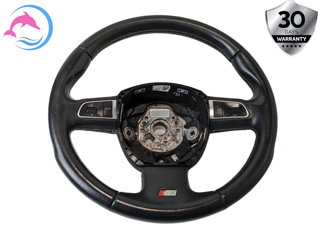 2008 - 2012 OEM AUDI A5 STEERING WHEEL W/ SWITCHES BLACK