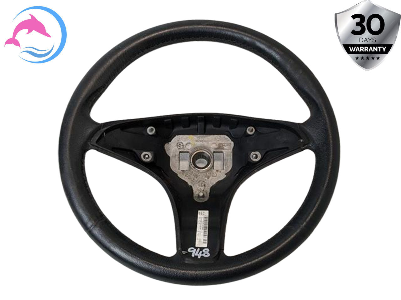 2008 - 2015 OEM MERCEDES BENZ C300 STEERING WHEEL ASSEMBLY BLACK