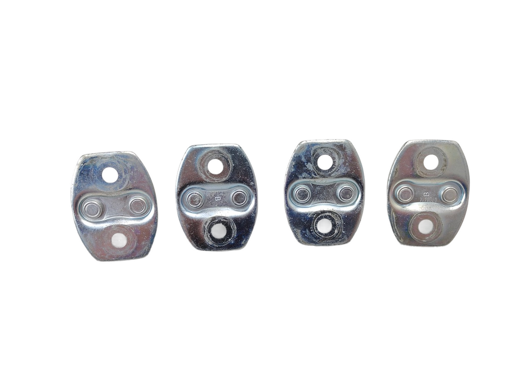 05 - 09 OEM TOYOTA PRIUS FRONT AND REAR DOOR LOCK LATCH STRIKER PLATE SET OF 4