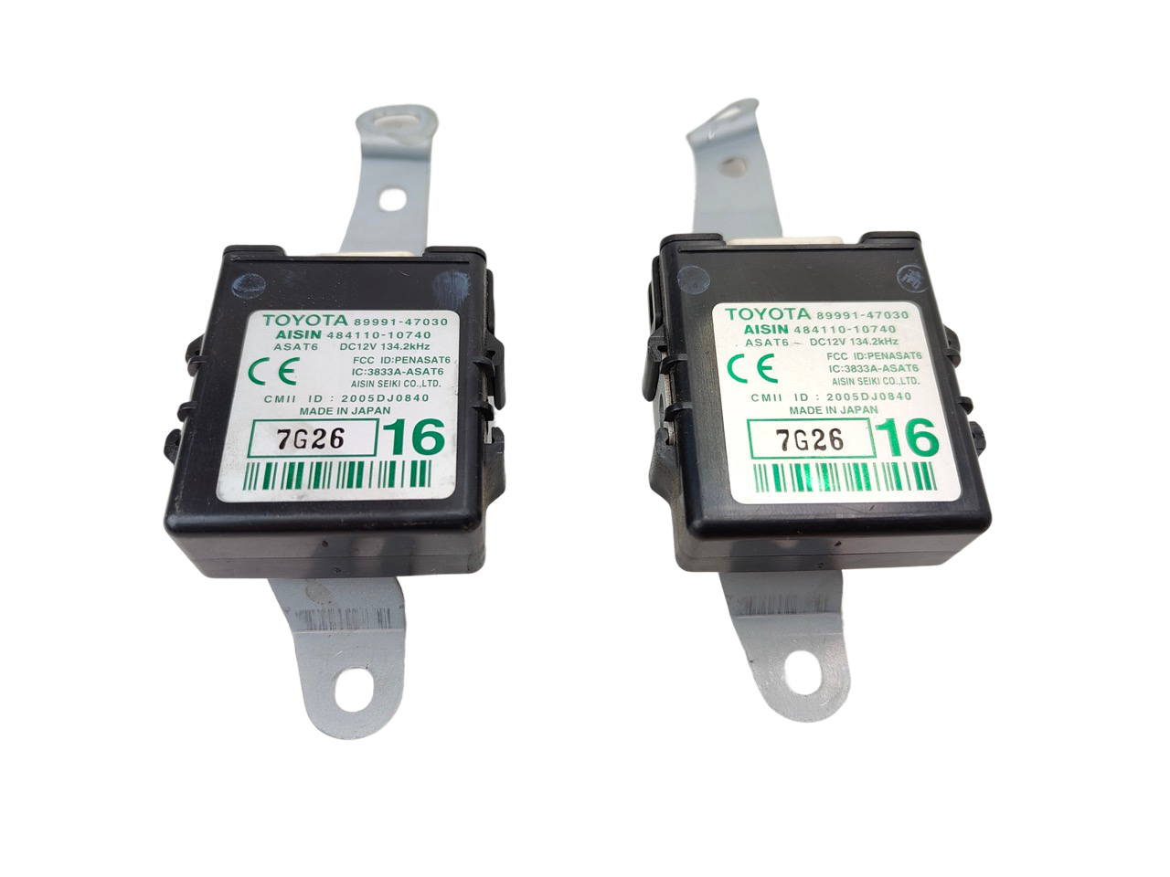 05-09 OEM TOYOTA PRIUS FRONT LEFT AND RIGHT SIDE DOOR OSCILLATOR CONTROL MODULE