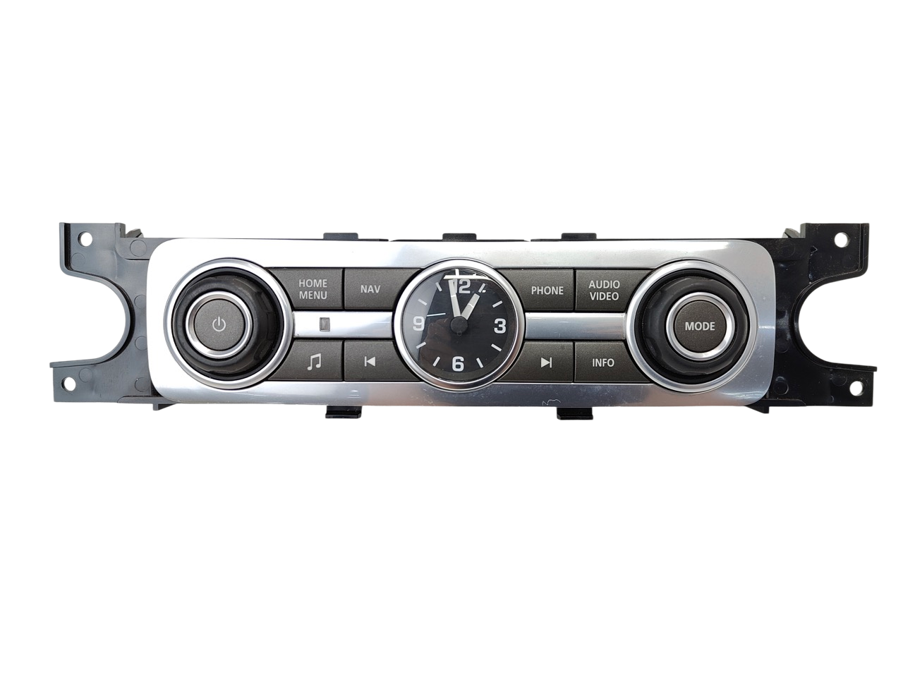 10 - 13 OEM LAND RANGE ROVER SPORT DASH RADIO CONTROL SWITCH PANEL WITH CLOCK