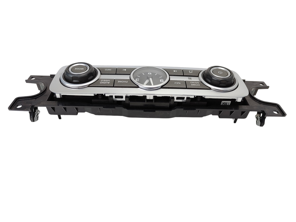 10 - 13 OEM LAND RANGE ROVER SPORT DASH RADIO CONTROL SWITCH PANEL WITH CLOCK