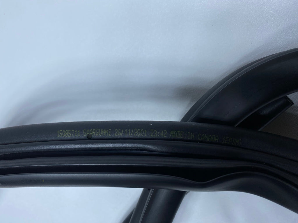 02 - 09 OEM CHEVROLET TRAILBLAZER REAR RIGHT SIDE DOOR SEAL WEATHERSTRIP RUBBER