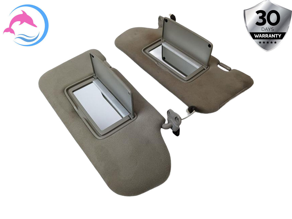 03 - 08 OEM INFINITI FX35 FRONT LEFT AND RIGHT INTERIOR UPPER ROOF SUN VISOR