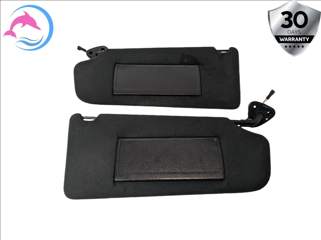 2010 - 2013 OEM LAND ROVER RANGE ROVER FRONT LEFT & RIGHT SIDE SUN VISOR SET