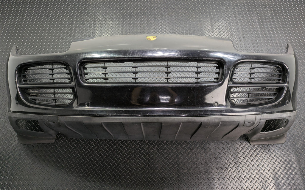 2004 - 2006 OEM PORSCHE CAYENNE V6 FRONT BUMPER COVER ASSEMBLY BLACK