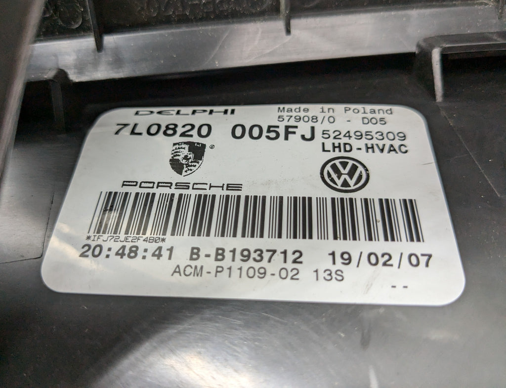 2008 - 2010 OEM PORSCHE CAYENNE AIR CONDITIONING EVAPORATOR HEATER CORE HOUSING
