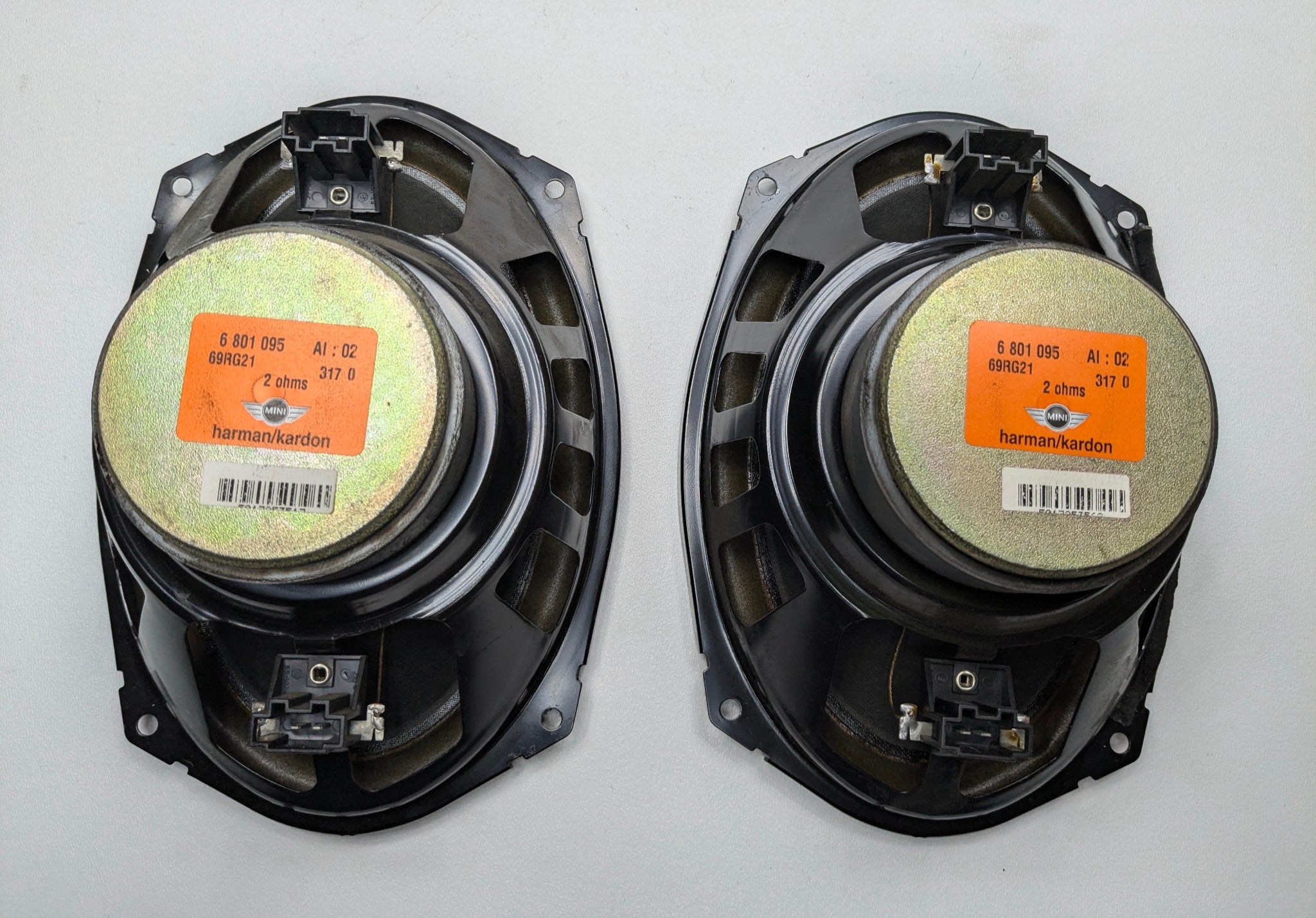 2002 - 2004 OEM MINI COOPER INTERIOR AUDIO SOUND SYSTEM SPEAKER SET OF 6