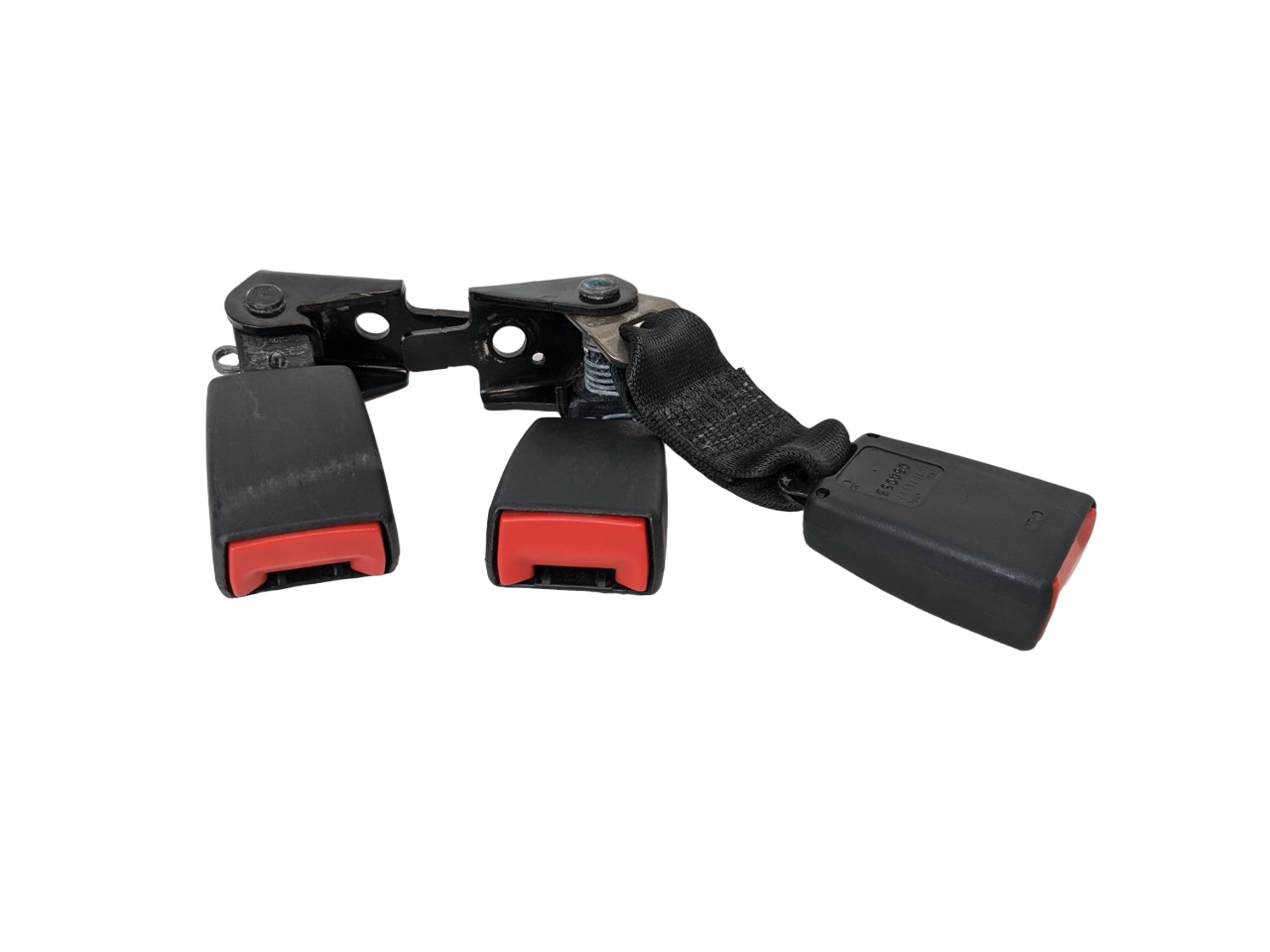 01 - 06 BMW X5 OEM REAR SECOND ROW LEFT RIGHT AND CENTER SEAT BELT BUCKLE SET