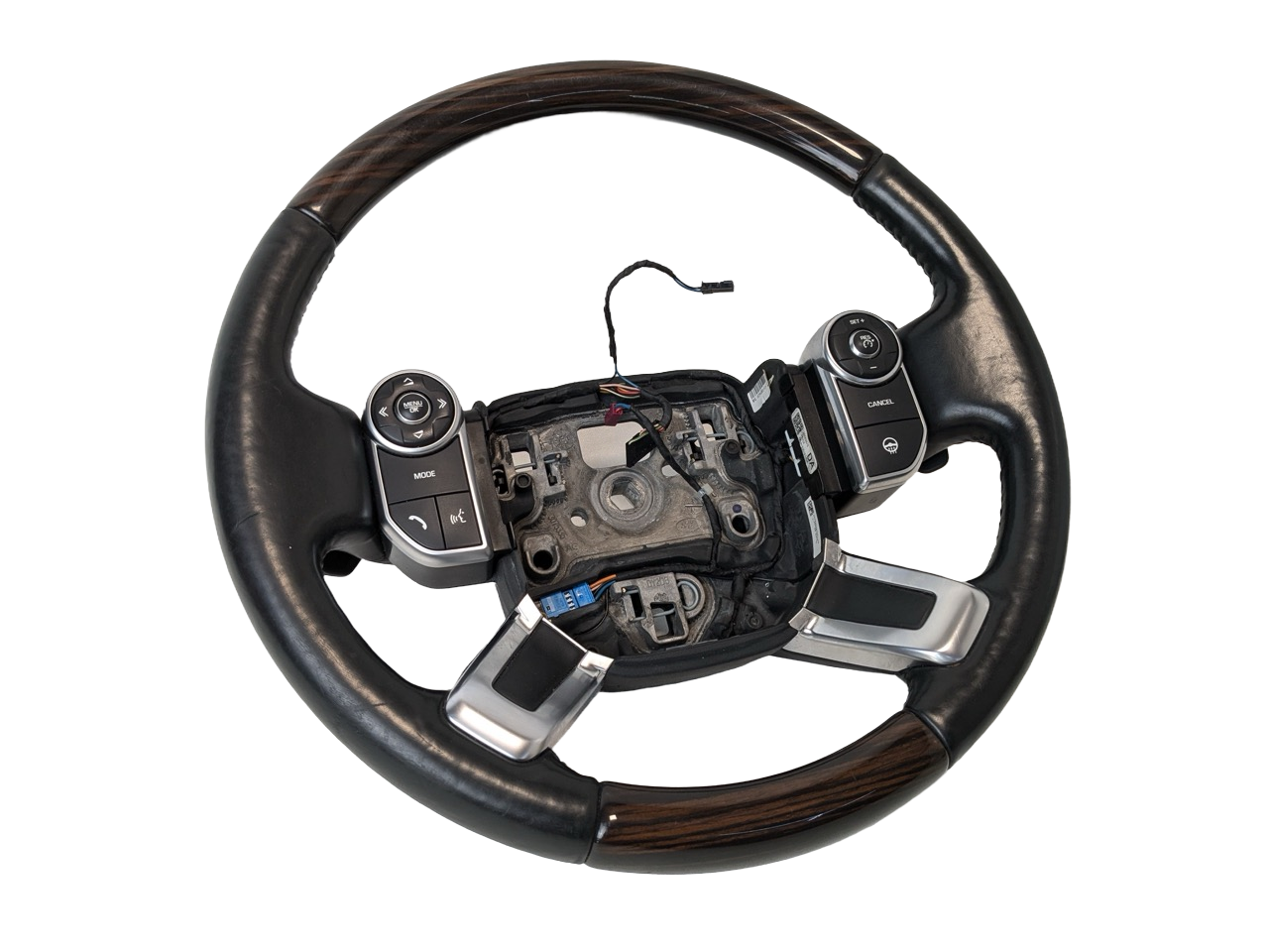 13 - 17 LAND ROVER RANGE ROVER OEM LEATHER STEERING WHEEL ASSEMBLY WITH SWITCHES