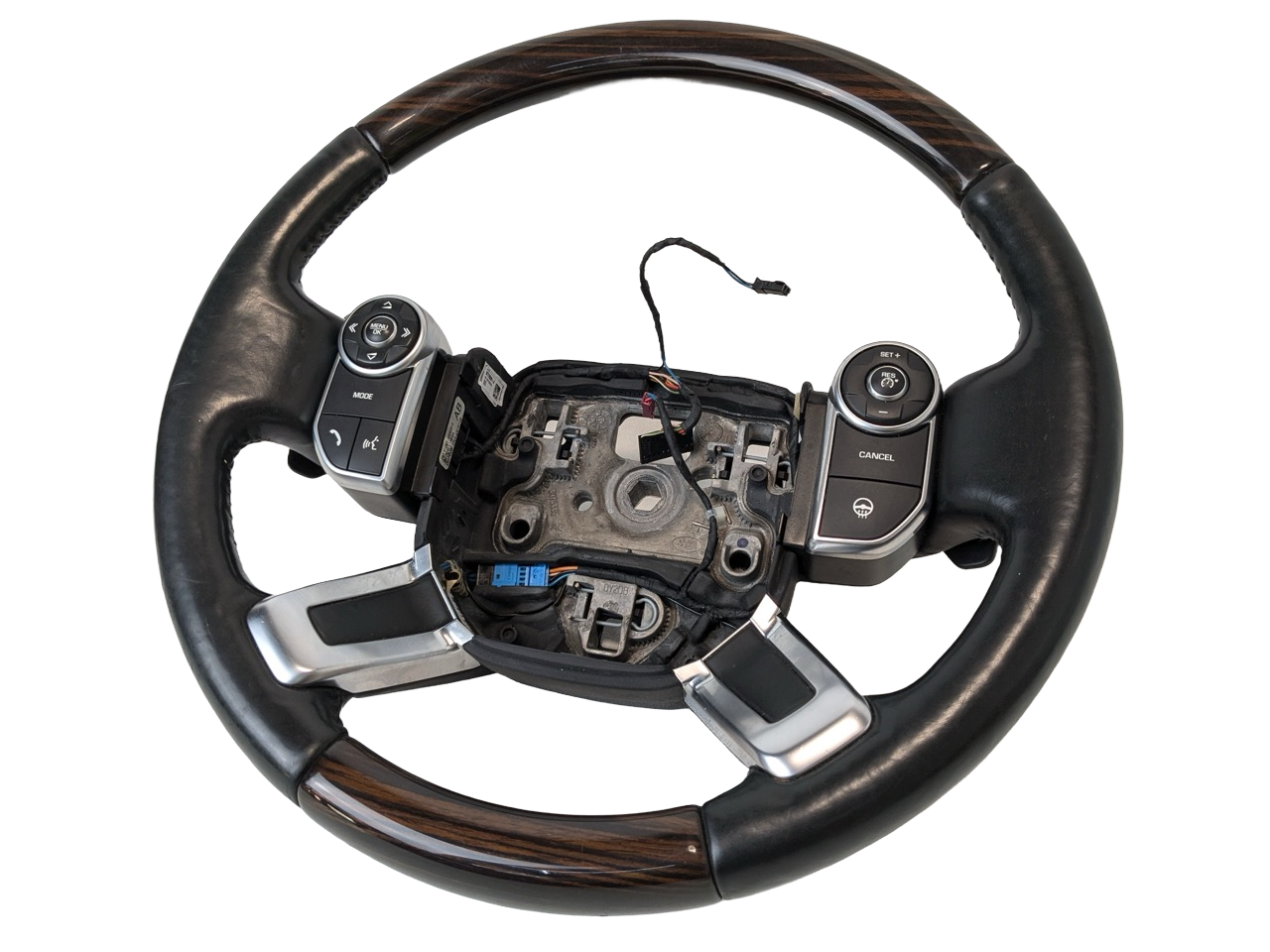 13 - 17 LAND ROVER RANGE ROVER OEM LEATHER STEERING WHEEL ASSEMBLY WITH SWITCHES