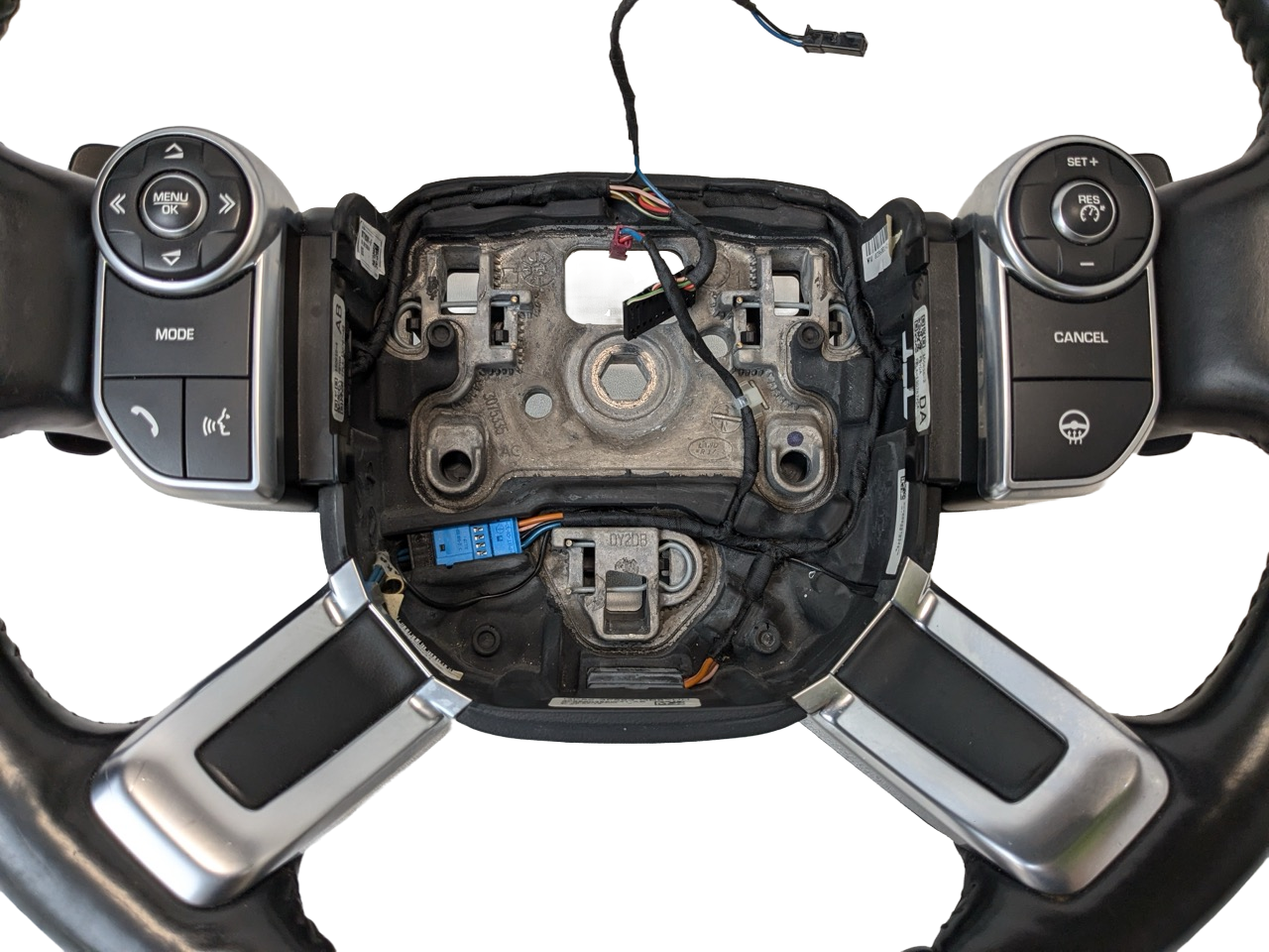 13 - 17 LAND ROVER RANGE ROVER OEM LEATHER STEERING WHEEL ASSEMBLY WITH SWITCHES