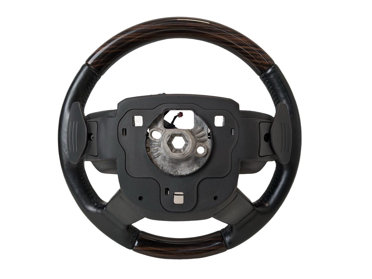 13 - 17 LAND ROVER RANGE ROVER OEM LEATHER STEERING WHEEL ASSEMBLY WITH SWITCHES