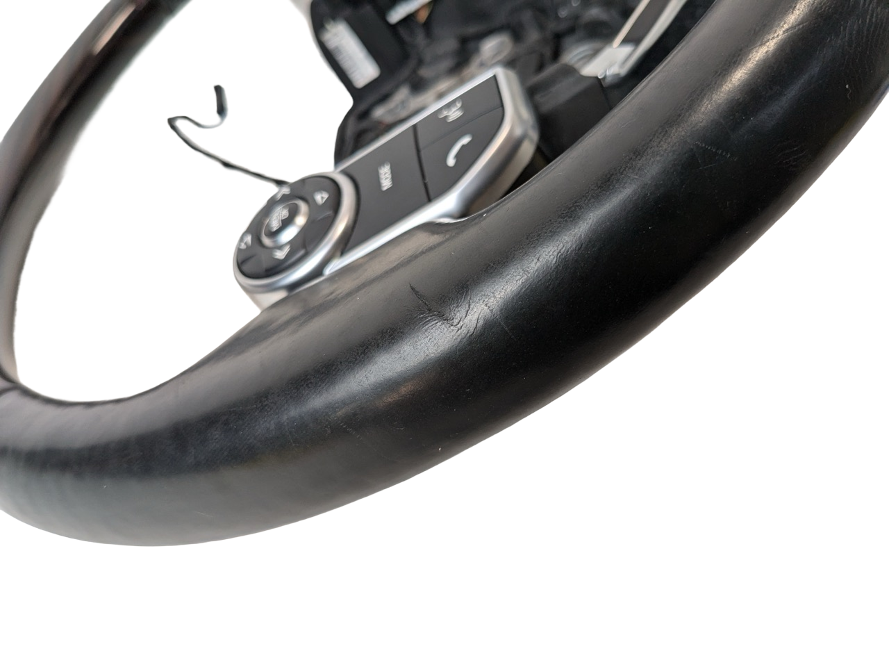 13 - 17 LAND ROVER RANGE ROVER OEM LEATHER STEERING WHEEL ASSEMBLY WITH SWITCHES