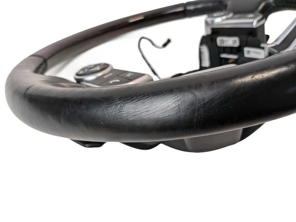 13 - 17 LAND ROVER RANGE ROVER OEM LEATHER STEERING WHEEL ASSEMBLY WITH SWITCHES