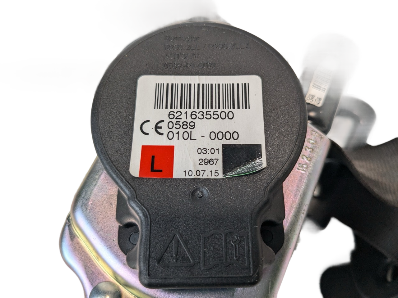 2013 - 2017 LAND ROVER RANGE ROVER OEM FRONT LEFT DRIVER SEAT BELT RETRACTOR