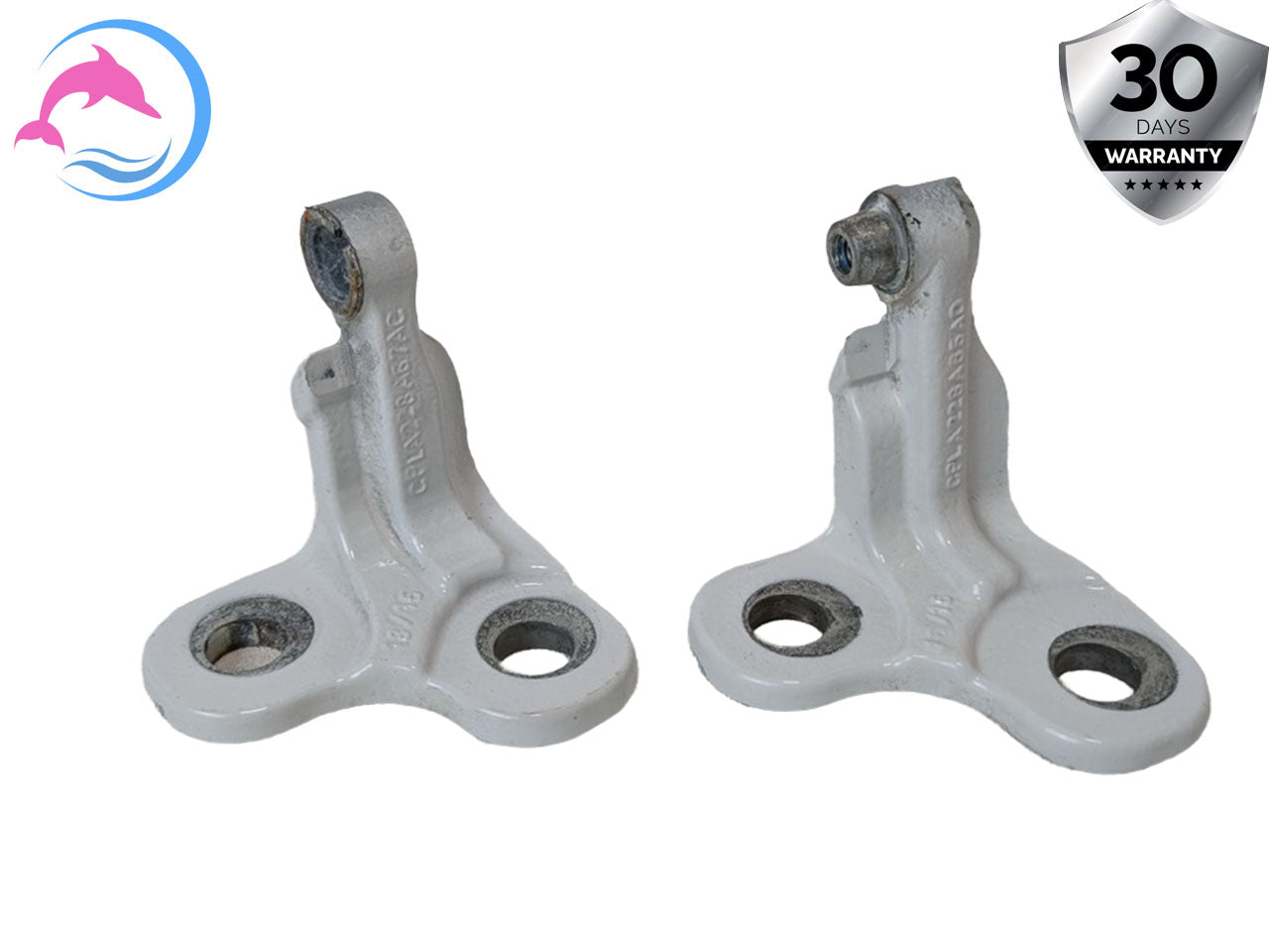 13 - 17 LAND ROVER RANGE RANGE ROVER OEM REAR LEFT DOOR HINGE LOWER AND UPPER