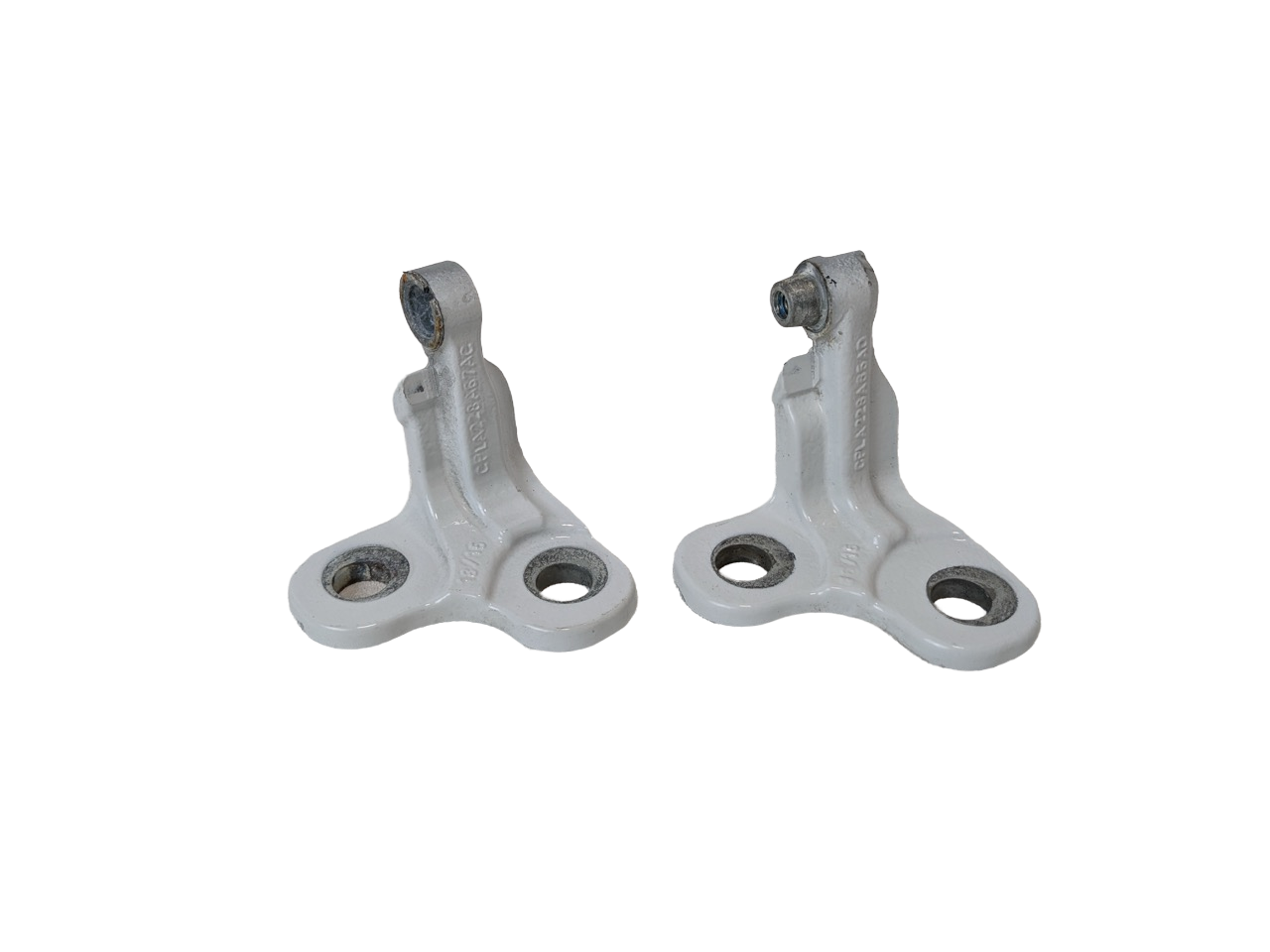 13 - 17 LAND ROVER RANGE RANGE ROVER OEM REAR LEFT DOOR HINGE LOWER AND UPPER