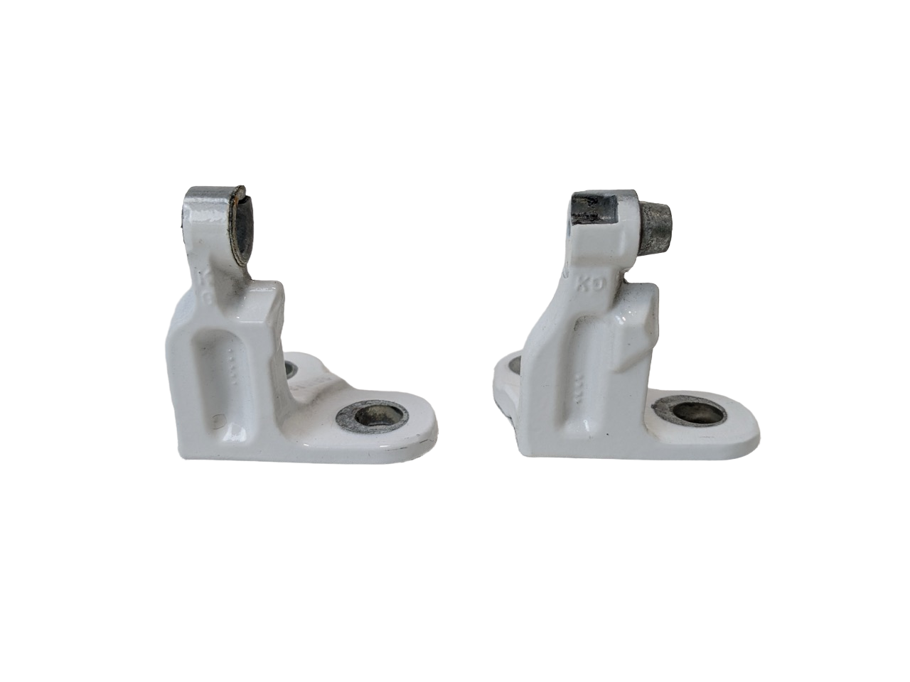 13 - 17 LAND ROVER RANGE RANGE ROVER OEM REAR LEFT DOOR HINGE LOWER AND UPPER