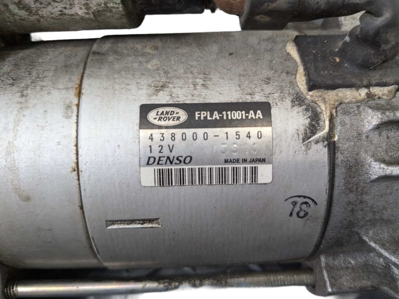 2013 - 2017 LAND ROVER RANGE ROVER OEM ENGINE STARTER MOTOR ASSEMBLY