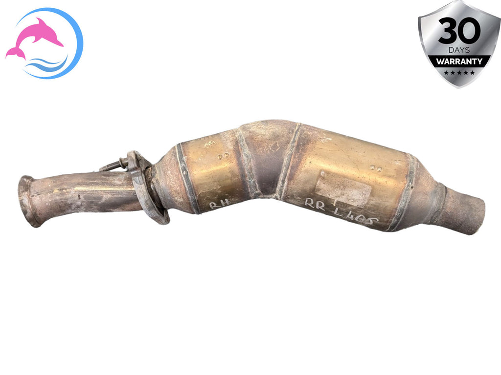 2013 - 2017 LAND ROVER RANGE ROVER OEM RIGHT SIDE EXHAUST DOWNPIPE ASSEMBLY