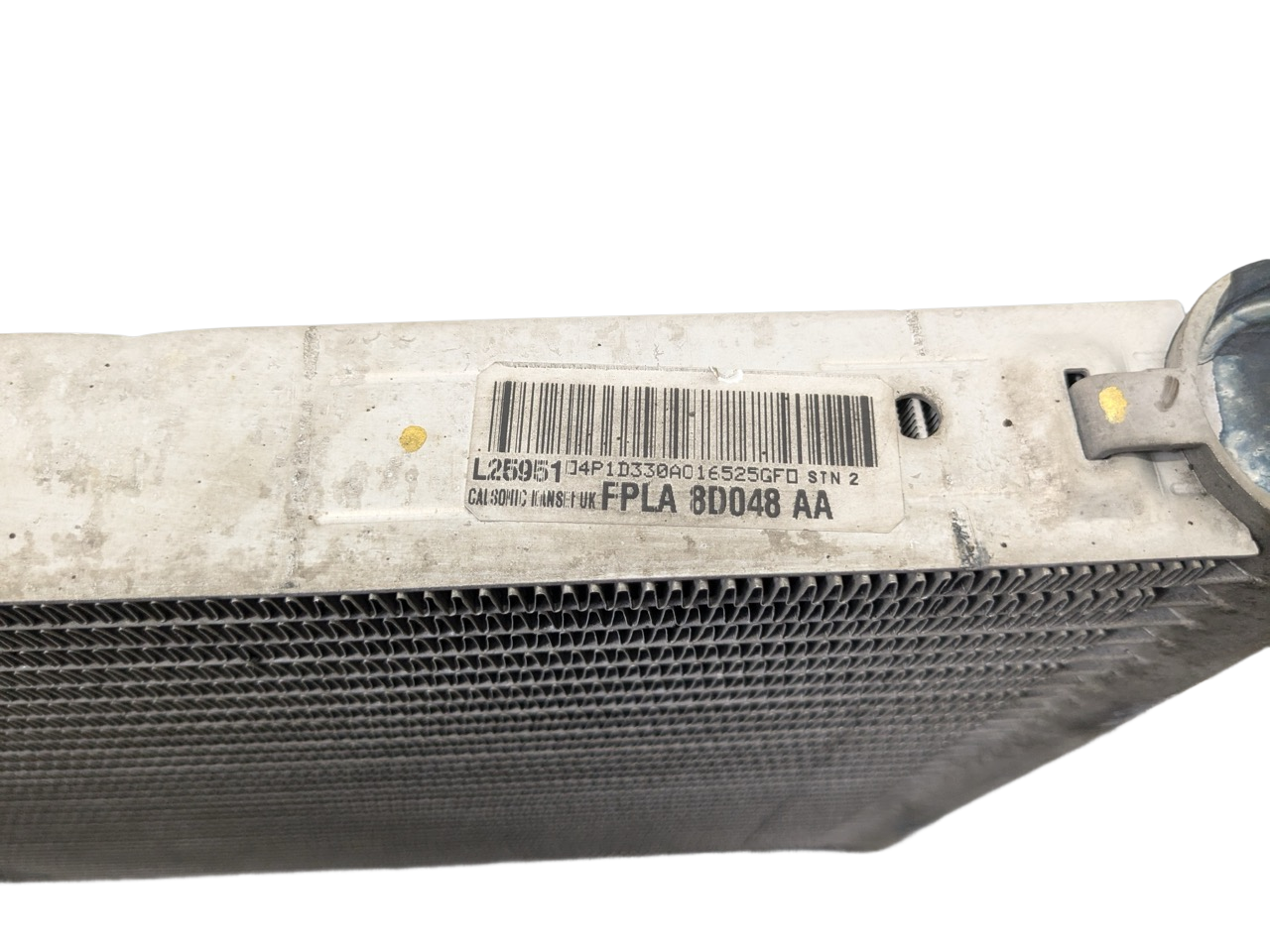 2013 - 2017 LAND ROVER RANGE ROVER OEM RIGHT SIDE AUXILIARY INTERCOOLER RADIATOR