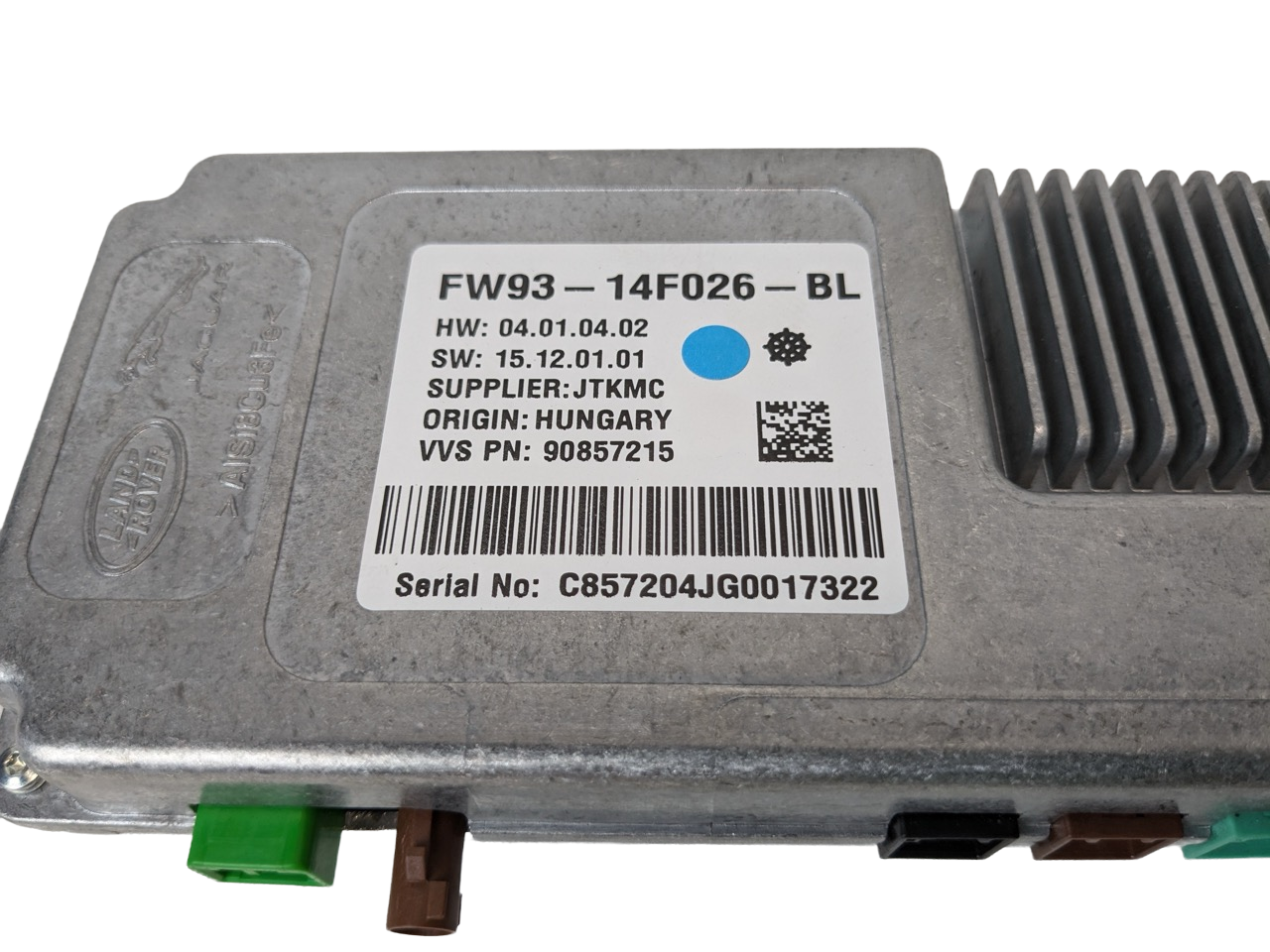 13 - 17 LAND ROVER RANGE RANGE ROVER OEM SURROUND VIEW CAMERA CONTROL MODULE