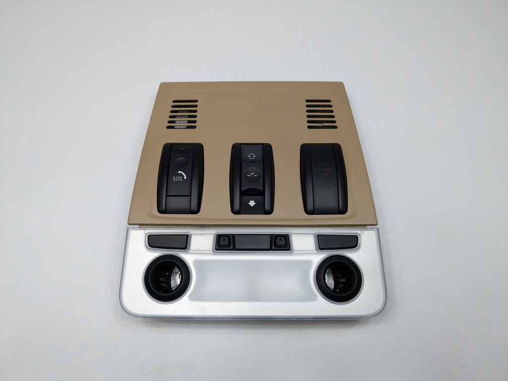 09 - 12 OEM BMW 328I FRONT INTERIOR OVERHEAD DOME LIGHT WITH SUNROOF SWITCH UNIT