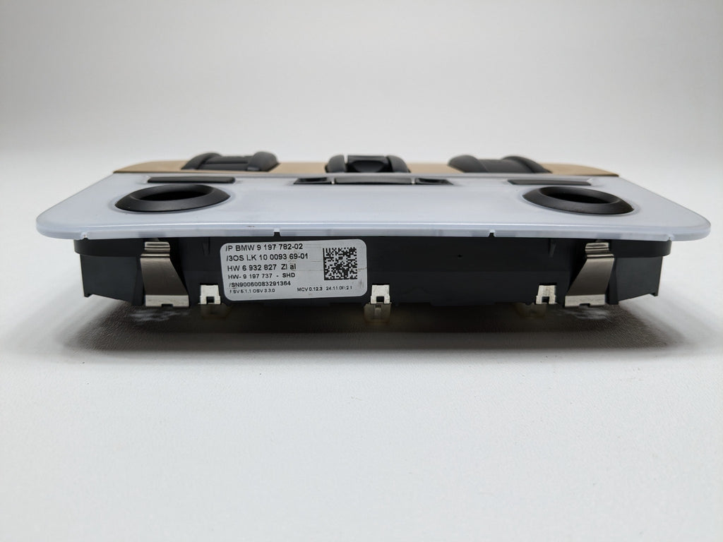 09 - 12 OEM BMW 328I FRONT INTERIOR OVERHEAD DOME LIGHT WITH SUNROOF SWITCH UNIT