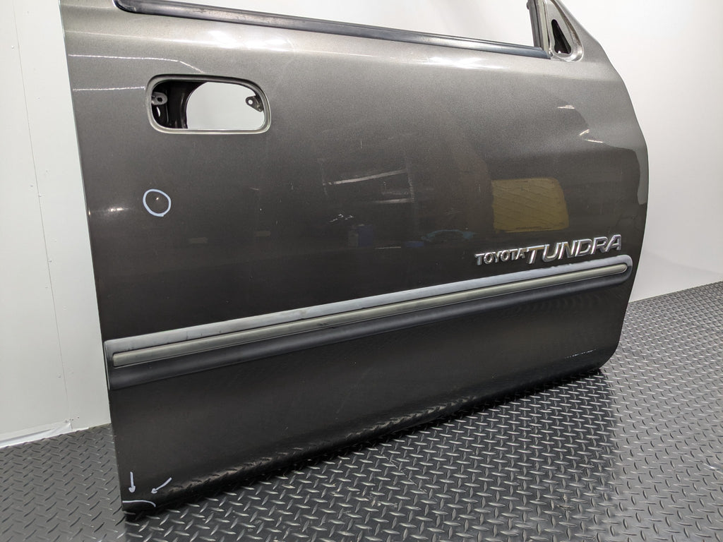 05 - 06 OEM TOYOTA TUNDRA FRONT RIGHT PASSENGER SIDE DOOR SHELL MERCURIO GREY