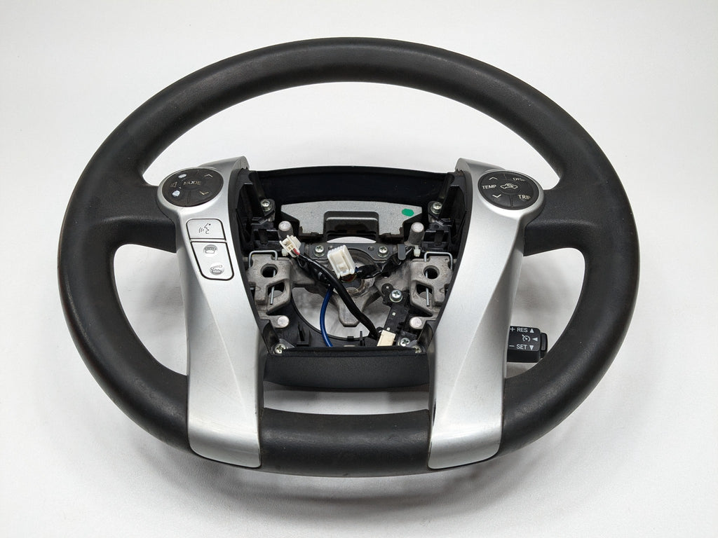 2010 - 2015 OEM TOYOTA PRIUS STEERING WHEEL WITH AUDIO CRUISE SWITCH