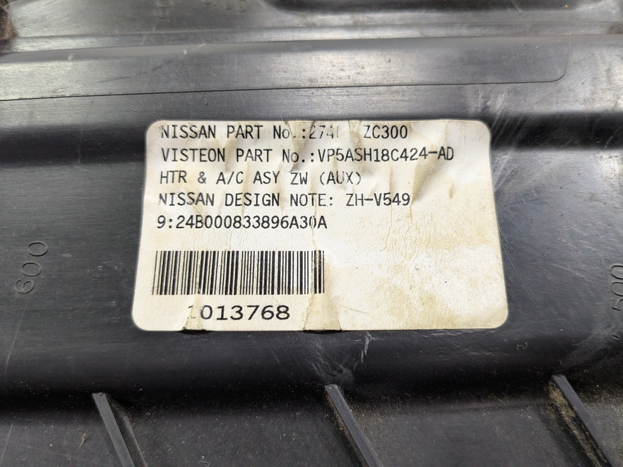 2005 - 2007 OEM NISSAN ARMADA REAR A/C HEATER EVAPORATOR ASSEMBLY