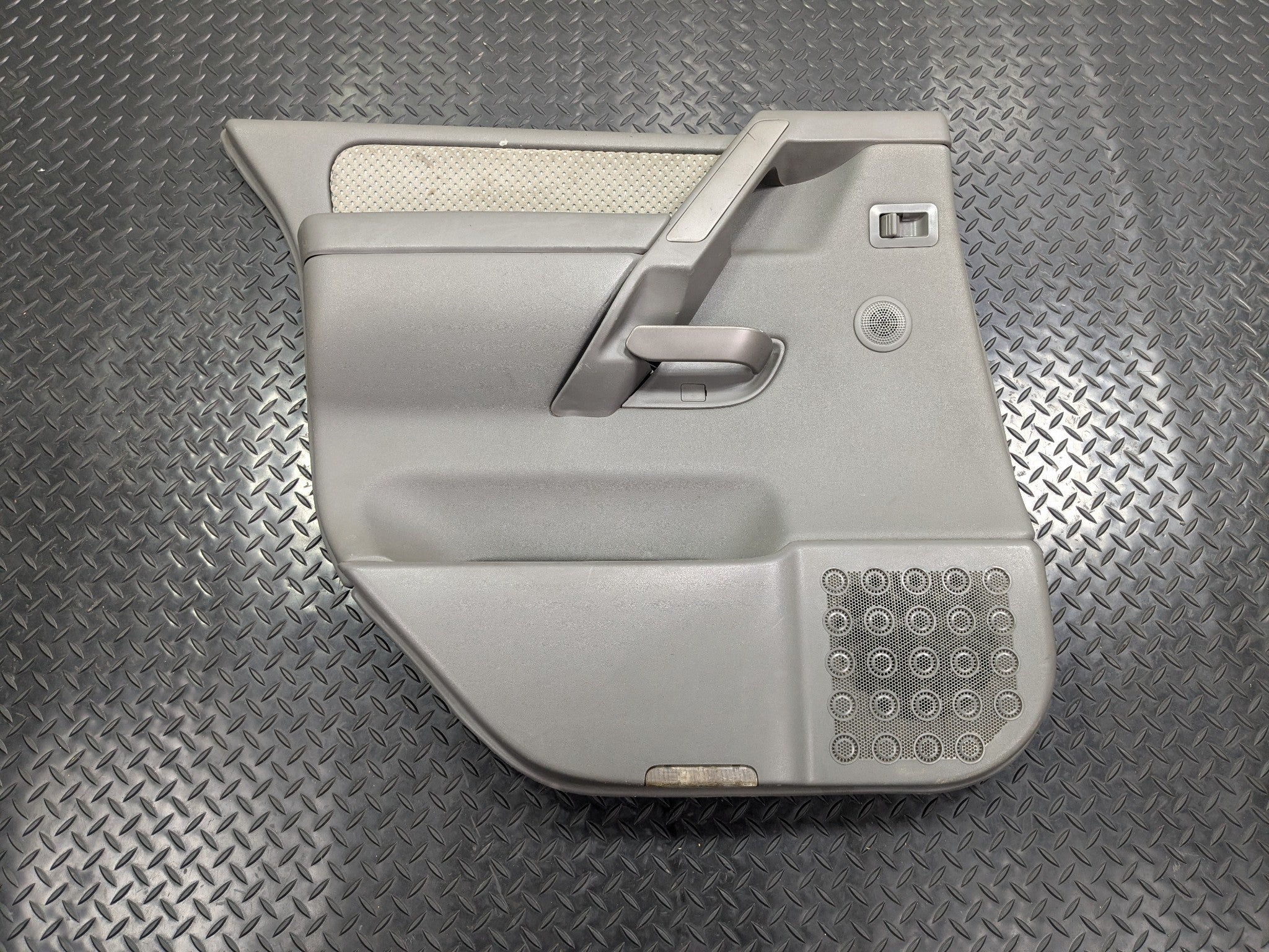 2005 - 2007 OEM NISSAN ARMADA REAR LEFT DRIVER SIDE DOOR TRIM PANEL GREY