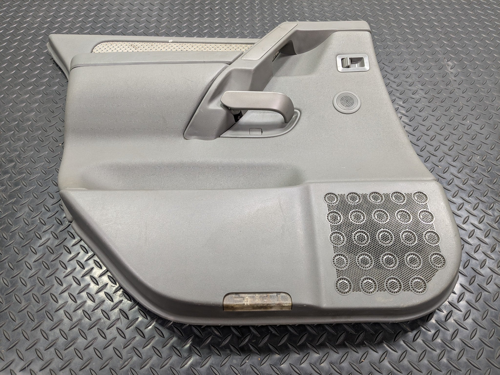 2005 - 2007 OEM NISSAN ARMADA REAR LEFT DRIVER SIDE DOOR TRIM PANEL GREY