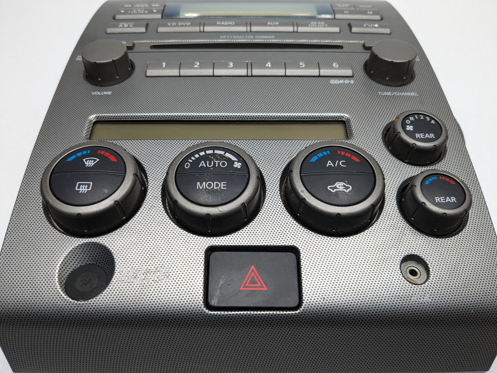 2005 - 2007 OEM NISSAN ARMADA AC HEATER CONTROL SWITCH RADIO CENTER DASH