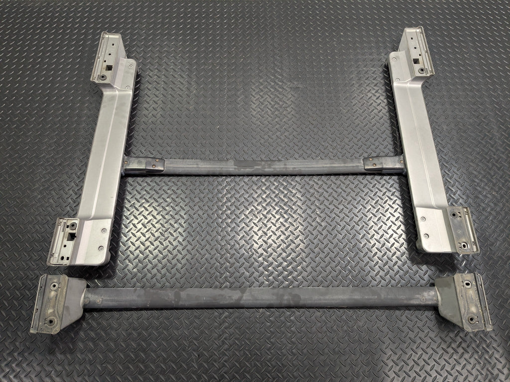 05 - 07 OEM NISSAN ARMADA LEFT AND RIGHT ROOF LUGGAGE CROSS BAR RAIL RACK SET