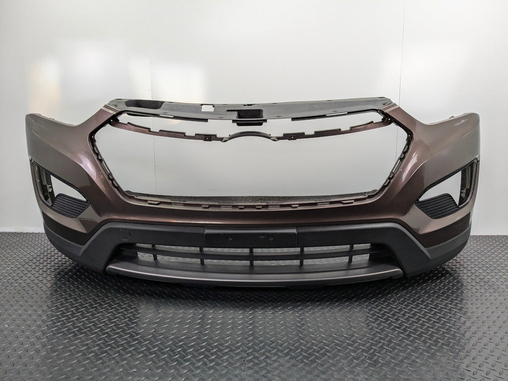 2013 - 2019 OEM HYUNDAI SANTA FE FRONT BUMPER COVER ASSEMBLY GRAYISH ORANGE