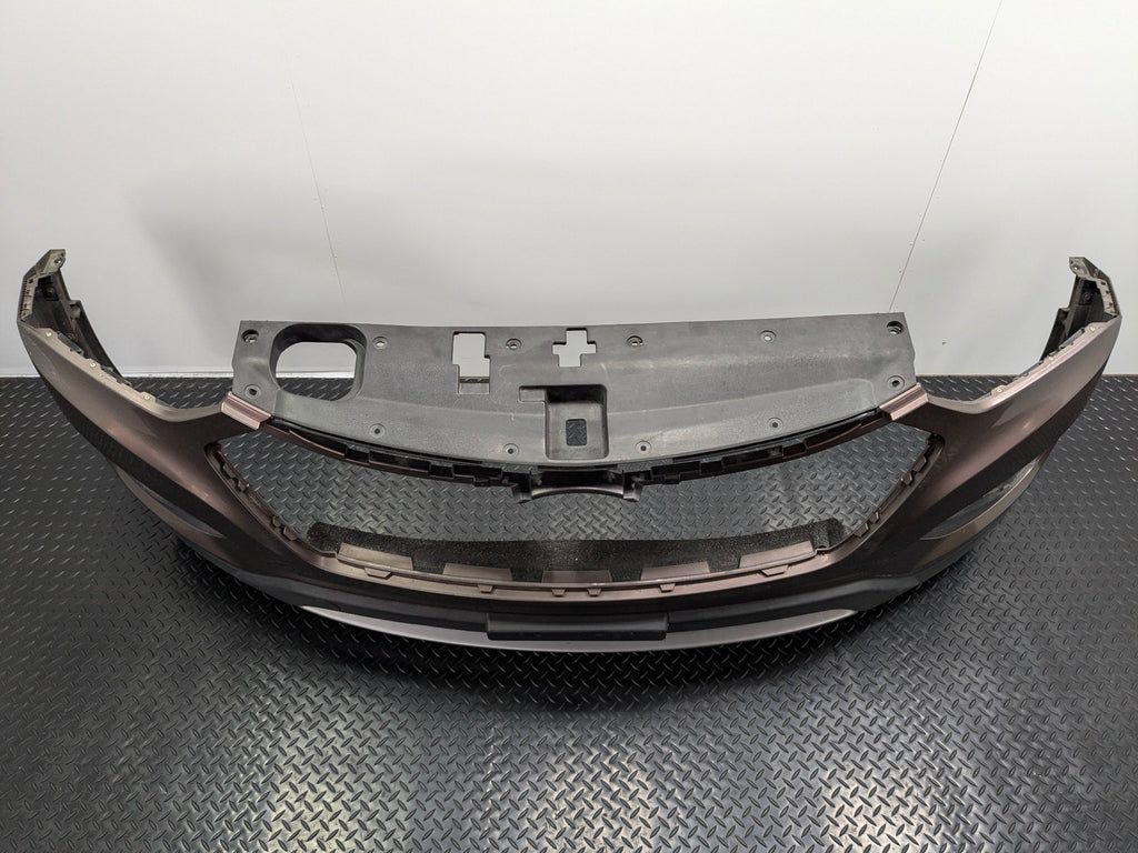 2013 - 2019 OEM HYUNDAI SANTA FE FRONT BUMPER COVER ASSEMBLY GRAYISH ORANGE